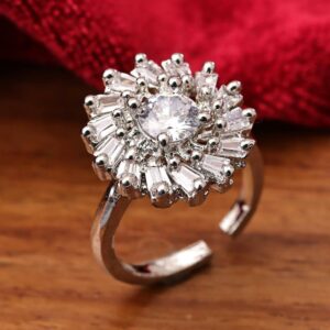 Sunflower Silver Ring (Cop)
